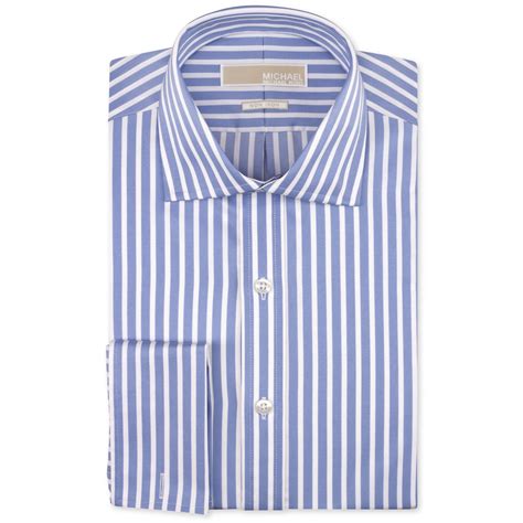 michael kors discount striped men's dress shirts|Michael Kors dress shirts clearance.